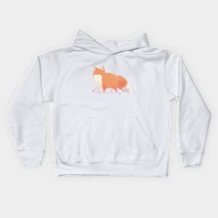 Fox walking Kids Hoodie